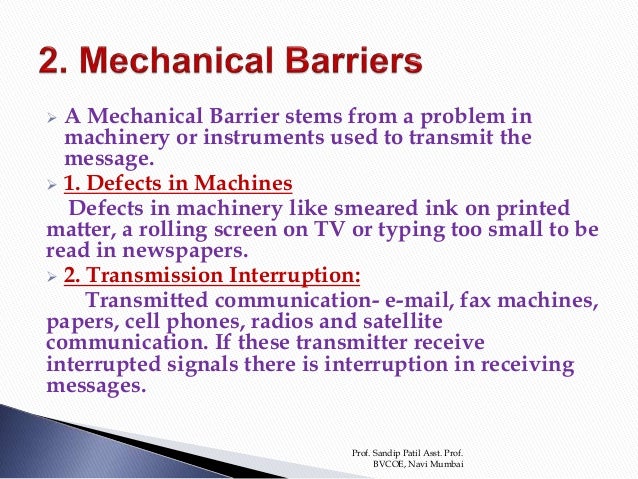 environmental barriers to communication psychological barriers to communication